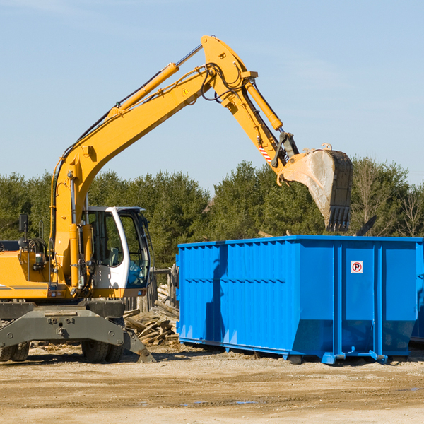 what size residential dumpster rentals are available in Ruskin Florida